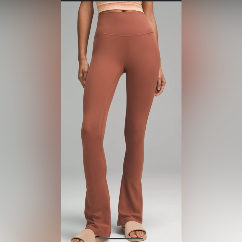 lululemon high rise align flares size 4 regular length